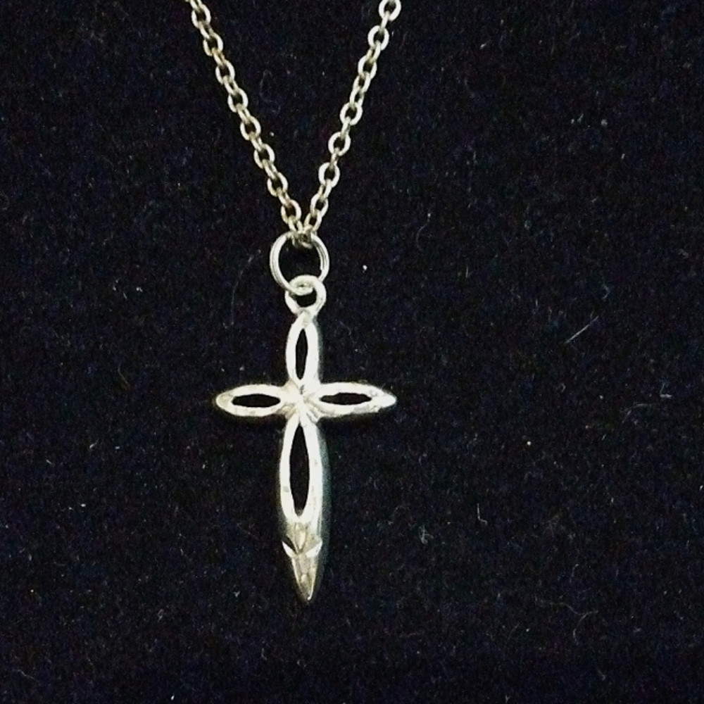 Sterling Silver Small Holy Cross Pendant